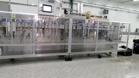 Sacchetto di succo energetico liquido Doypack di forma irregolare di vendita calda che forma la macchina per l'imballaggio delle merci di sigillamento di riempimento